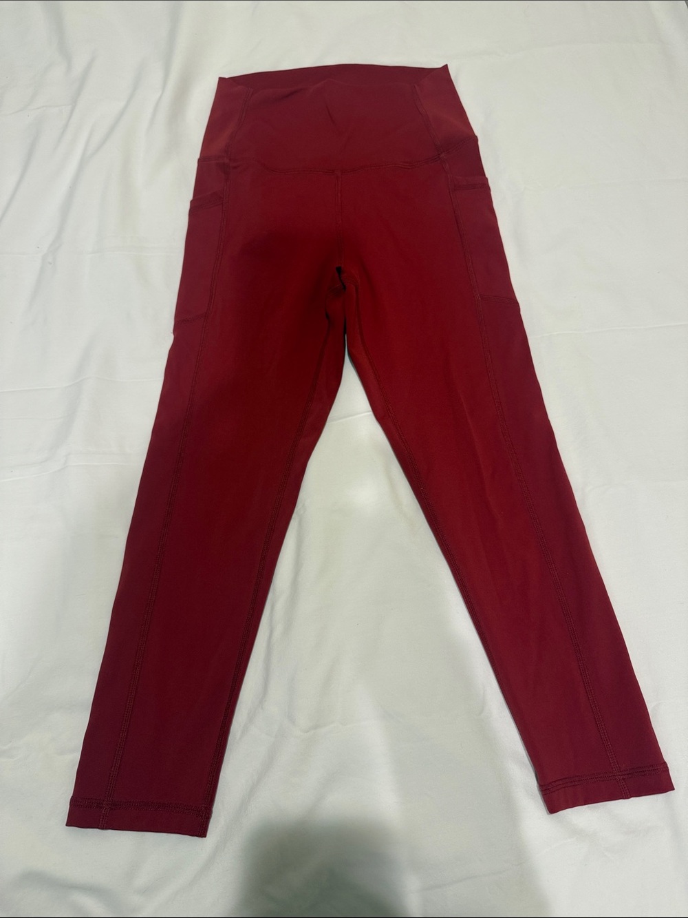 ZYIA Deep Wine High-Rise and Cropped Leggings never worn